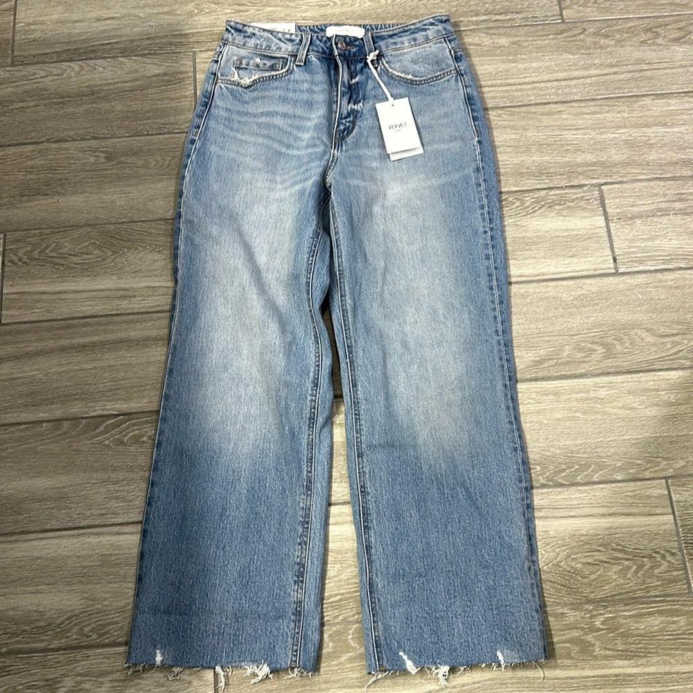 Vervet Olivia wide leg crop 7/28